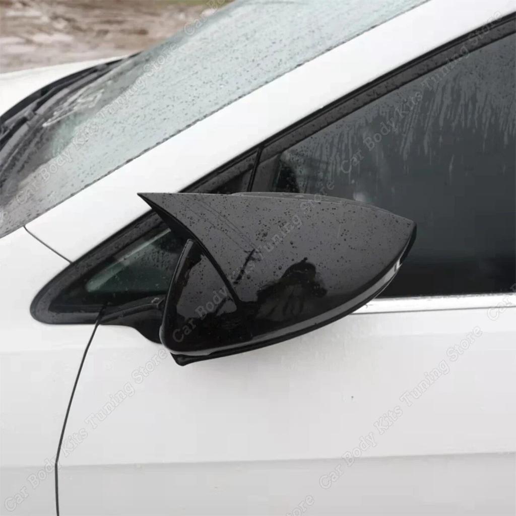 2pcs M4 Mirror Caps for VW Golf 7 7.5 MK7 7.5 Facelift TSI TDI GTI R GTD Base 2013- RearView Mirror Cover Case GlossTuning