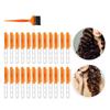 Wavy Curly Hair Roller Fluffy Perm Rod Perm Bar Hairdressing Tool (Transparent Orange Type 13)