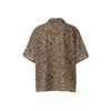 Onitsuka Tiger Printed Fashion Polo Button Short Sleeve Shirt Men shirts Light-Brown 2181B047-200