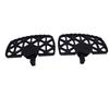 Front Rider Floorboards Footboards Aluminum Alloy 360 Degree Rotating Motorcycle Foot Pegs Footrests Replacement for