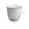 Self Watering Flowerpot Automatic Water Absorbing Flowerpot Transparent Double Layer Plastic Succulent Plant Pot Decorative Pot