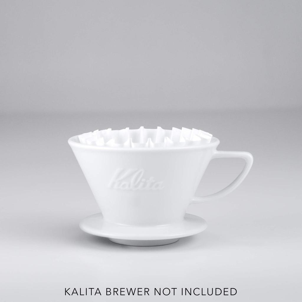 Kalita Wave Filter 155 100 Count (for 1-2 People), White, #22201