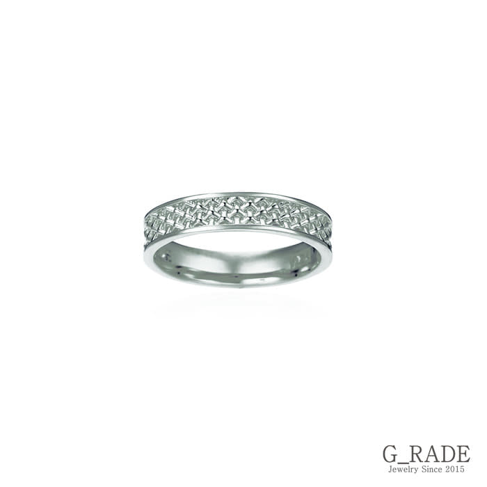 G_Rade Pattern Logo Layered Ring Plating Ver No.3 (D Type)