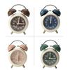 Twin Bell Alarm Clock Metal Office Replacement Spare Parts Vintage With Night Light 4 Colors Accessories Brand New