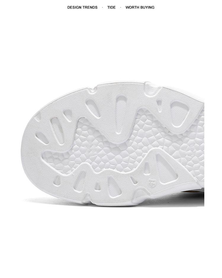 2025 Autumn Men's Breathable High-Top Sneakers Teen Trendy Versatile Thick-Soled Casual Dad Shoes