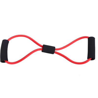 Resistance Stretch Rubber Band Training Rope Tube Workout Fitness Exercise for Yoga Gym (Red)