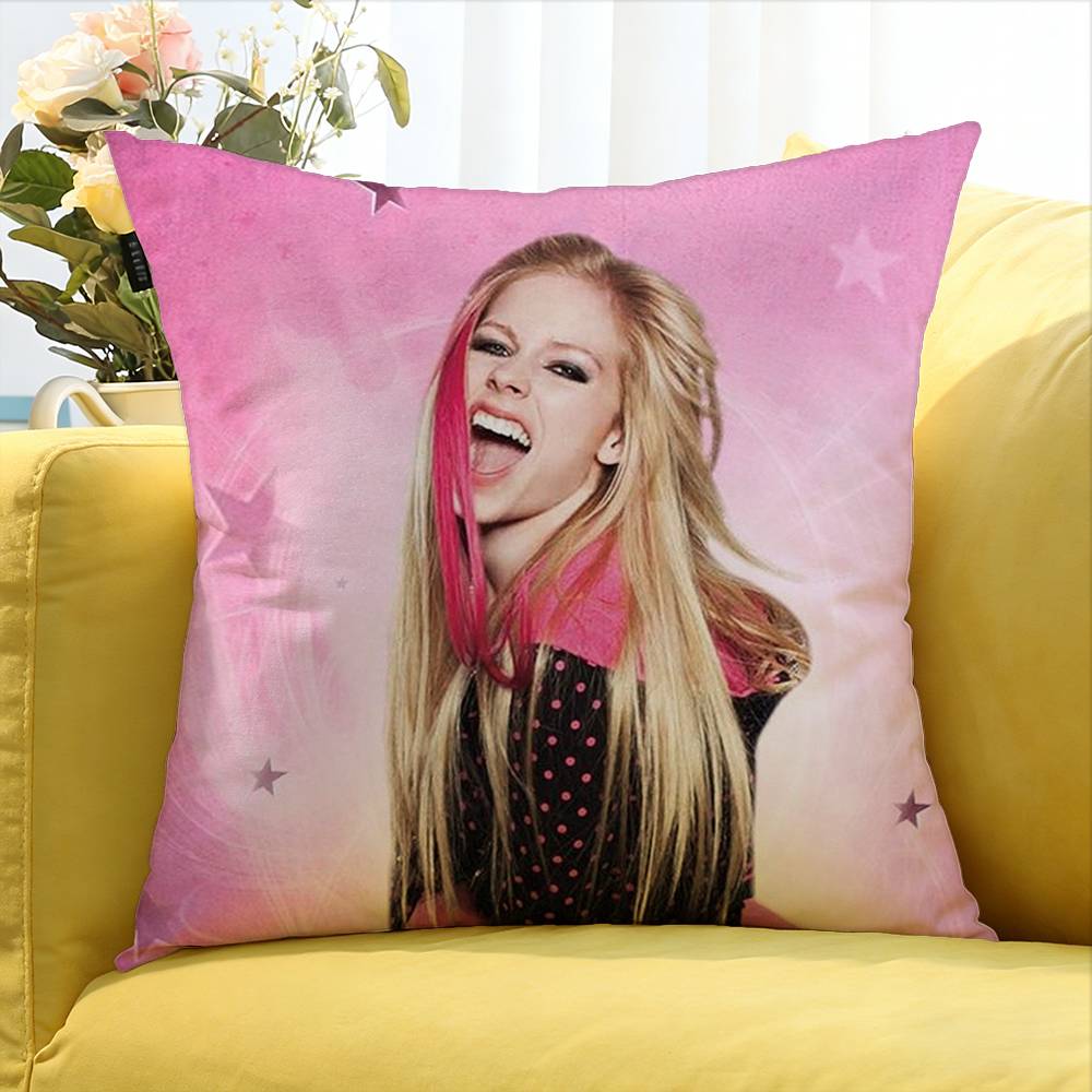 Avril Lavigne World Various Sizes Square Pillow Case For Car Home Bedchamber Decor