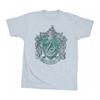 HARRY POTTER Boys Slytherin Crest Distressed T-Shirt