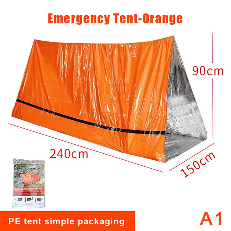 2-Person Emergency Tent - Waterproof & Windproof Survival Shelter for Camping, Hiking & Outdoor Adventures