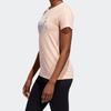 adidas T Shirts Women's Pink Crew Neck Moderate ED8145