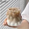 KEMORELA 1/2PCS Glass Cup Heat-resistant Tumbler Transparent Tea Juice Milk Coffee Mug Home Water Glasses Cocktail Beer Glasses