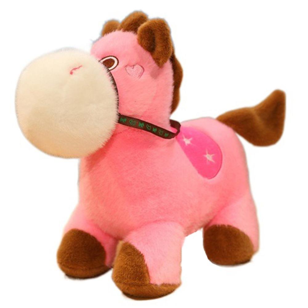 Mascot Dolls 2026 Horse Plush Doll Good Luck Zodiac Pony Figurine Year of Horse