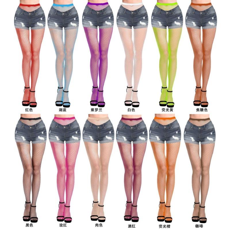Women Sexy Fishnet Stockings Lingerie Set Hollow Out Role Play Seductive Costume