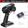 DUMBORC 2.4G 10CH Digital Radio Remote Controller DDF-350 Transmitter with Receiver  for RC Car Boat Tank LCD FHSS System