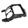 Navigation Panel Frame Trim ABS Dashboard Cover 2 Din Replacement for Mazda 2 2007?2013