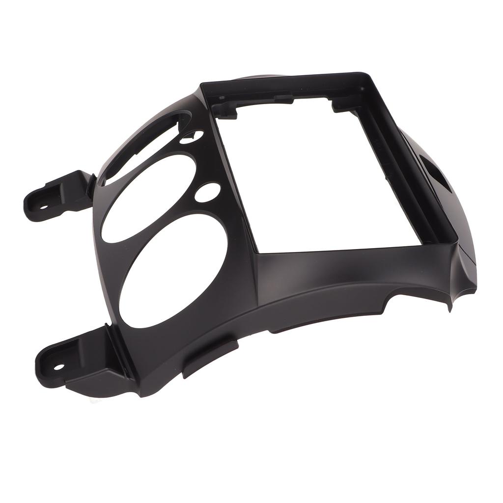 Navigation Panel Frame Trim ABS Dashboard Cover 2 Din Replacement for Mazda 2 2007?2013