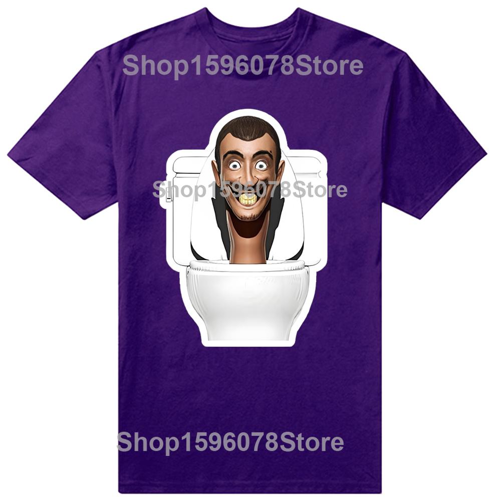 Skibidi Toilet Toaletní Muž Legrační Kreslený Multivesmír Trička Unisex Letní Topy Potisk Originální Design Dárky Tričko Streetwear