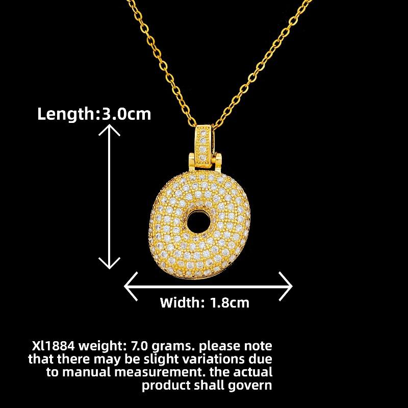 New Style Necklace Featuring Trendy Letter Design In Bold Font, with A Luxurious and Exclusive Look, Suitable for Sophisticated Accessories.