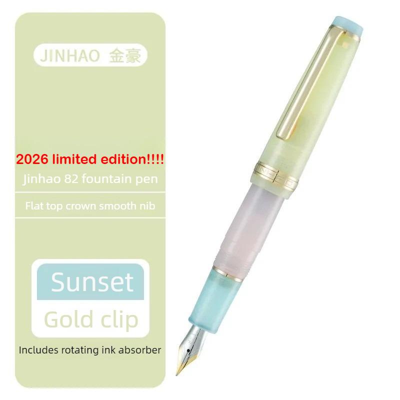 2026 Limited Edition Colors! JINHAO 82 MINI Fountain Pen Acrylic EF/F/M Mix Color Customized Stationery School Office Supplies