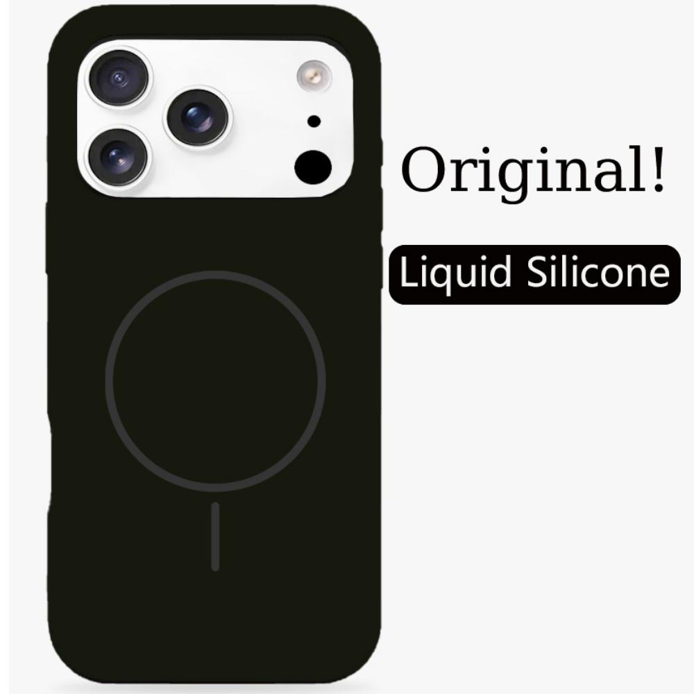 High Quality Dopamine Liquid Silicone Case for IPhone 17 Air 16 15 14 Plus 13 12 Pro Max Skin Feel Magnetic Wireless Charg Cover