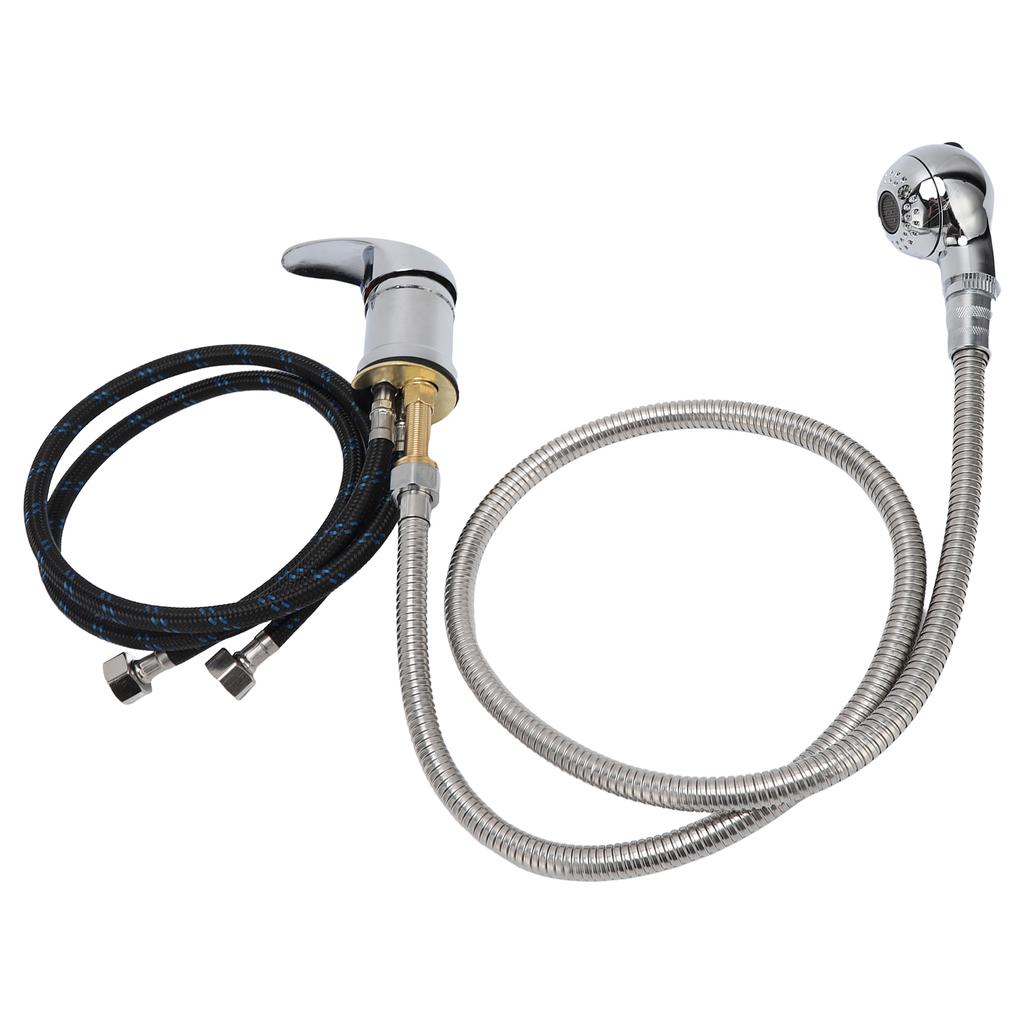 Shampoo Bed Chair Faucet 70cm Pipe Hot Cold Water 120cm Soft Hose Shower Head for Hair Salon