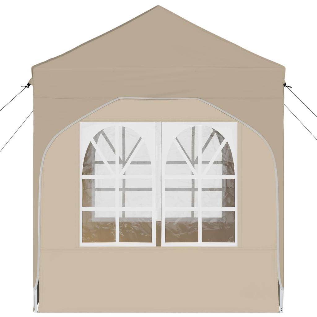 Pop Up Party Tent 192 X 192 X 245 Cm Cream