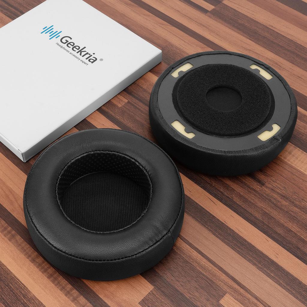 Geekria Elite Compatible Ear Pads for AKG K701, K702, Q701, Q702, K601, K612, K712, K400, and K500 Headphones, Black Sheepskin Ear/Ear Cup Pads