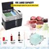 VEVOR Car Refrigerator, 12 Volt Car Refrigerator Fridge, 40 L Single Zone Portable Freezer with Wheels and Handle, -4 degrees F-68 degrees F