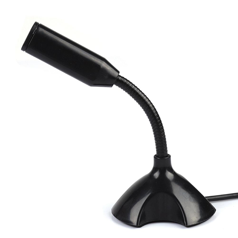 Mini Condenser USB 2.0 Microphone Flexible Desktop Stand Mic for PC Laptop
