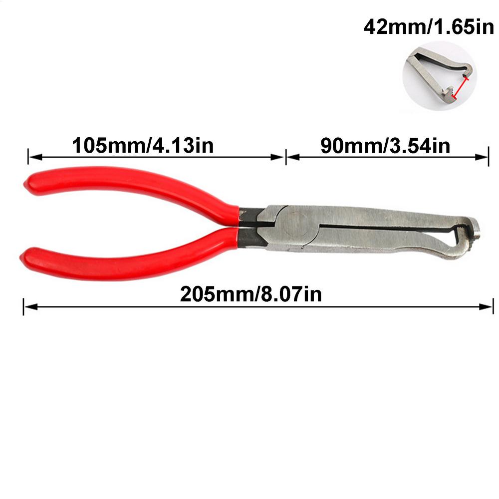 

Car Pipe Clamp Repair Pliers Electrical Connector Pliers Automotive Hose Removal Caliper Electric Disconnect Pliers Hose Clips красный