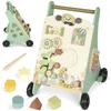 Wooden Baby Walker, Speed Control, 18+ Months, Green