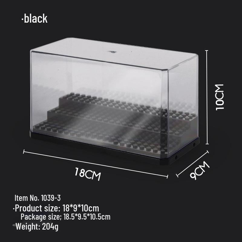 Stackable Minifigure Display Box for Lego - Transparent, Dustproof, Three-Layer Storage, No Assembly Required.