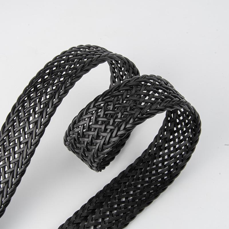 Hand Woven Women's Wide Belt Korean Version Simple and Versatile Dress Accessories Bohemian Belt