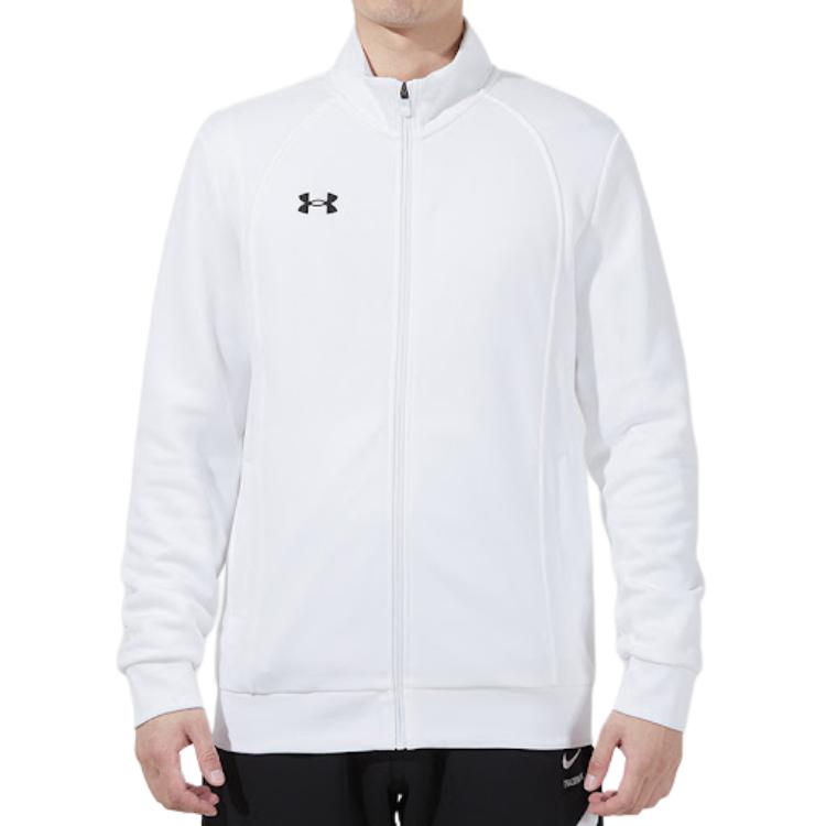 Under Armour Jackets Men's White Stand Collar Moderate Other 21600307-100