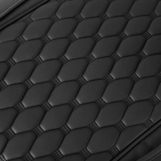 Black Car Center Console Armrest Box Cushion Cover Pad Mat Protector Side Pocket