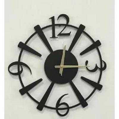 Clock for Home and Hall, Living Room, Bedroom, Office, Antique Big Size Modern Wall Watch for Home Decor  40 Cm), Black
