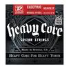 Electric Guitar String Set - JIM DUNLOP - Heavy Core - Gauges 012-016-020-032-042-054 - Set of 6 Strings