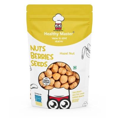 Healthy Master Hazelnut 250g | Raw & Dehulled | For Making Chocolates | Crunchy & Tasty | Vacuum Pack | Natural and Ideal for Healthy SnackingEating