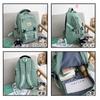 Korean Backpack for Large Backpack for Commuting To Work or High School Backpack Backpack for Casual Bag [ZESU] Women, Capacity, Girls, School,
