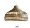 Creative Bamboo & Rattan Pendant Light for Bedroom, Japanese Restaurant, or Teahouse