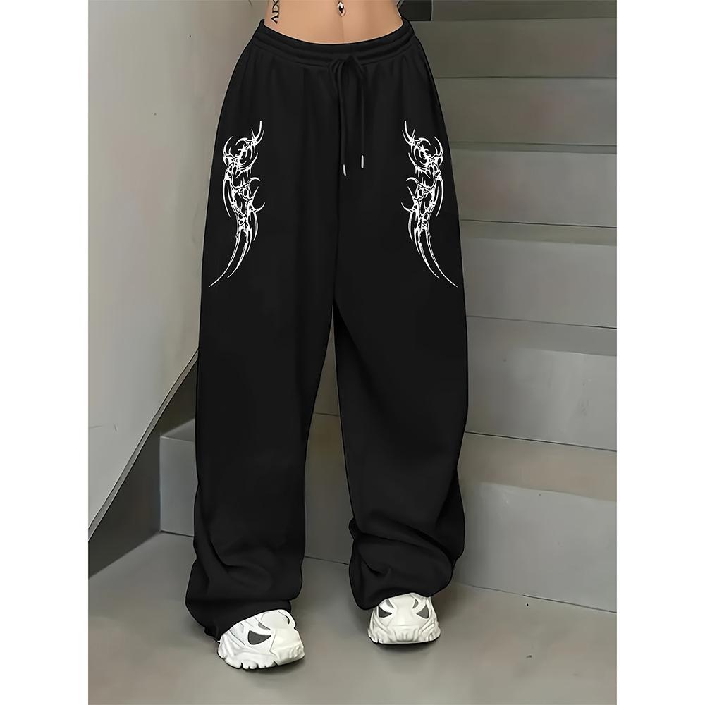 High Street Hip Hop Trend Casual Pants Men's Summer New Loose Niche Straight Versatile Long Pants