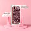 Lady leopard print Madam pink  Glass  PhoneCase for Samsung Galaxy S26 S25 S24 S23 S22 S21 FE Ultra Plus Dropresistant Female