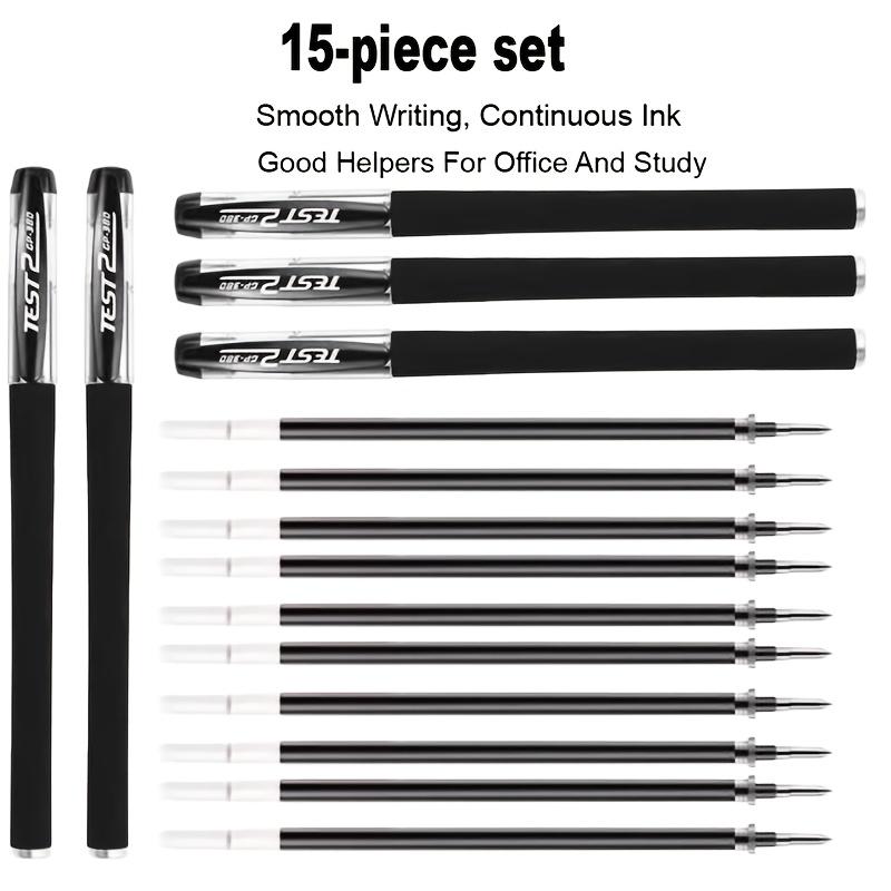 11/13/15pcs Black Pen, for Use by Students Or in The Office, Business Signature Pen, Office Student Exam Pen