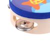 10Cm Wooden Tambourine Drum Bell Manual Musical Instrument Percussion Teaching Aids For Kids Game Early Education Hand Drum