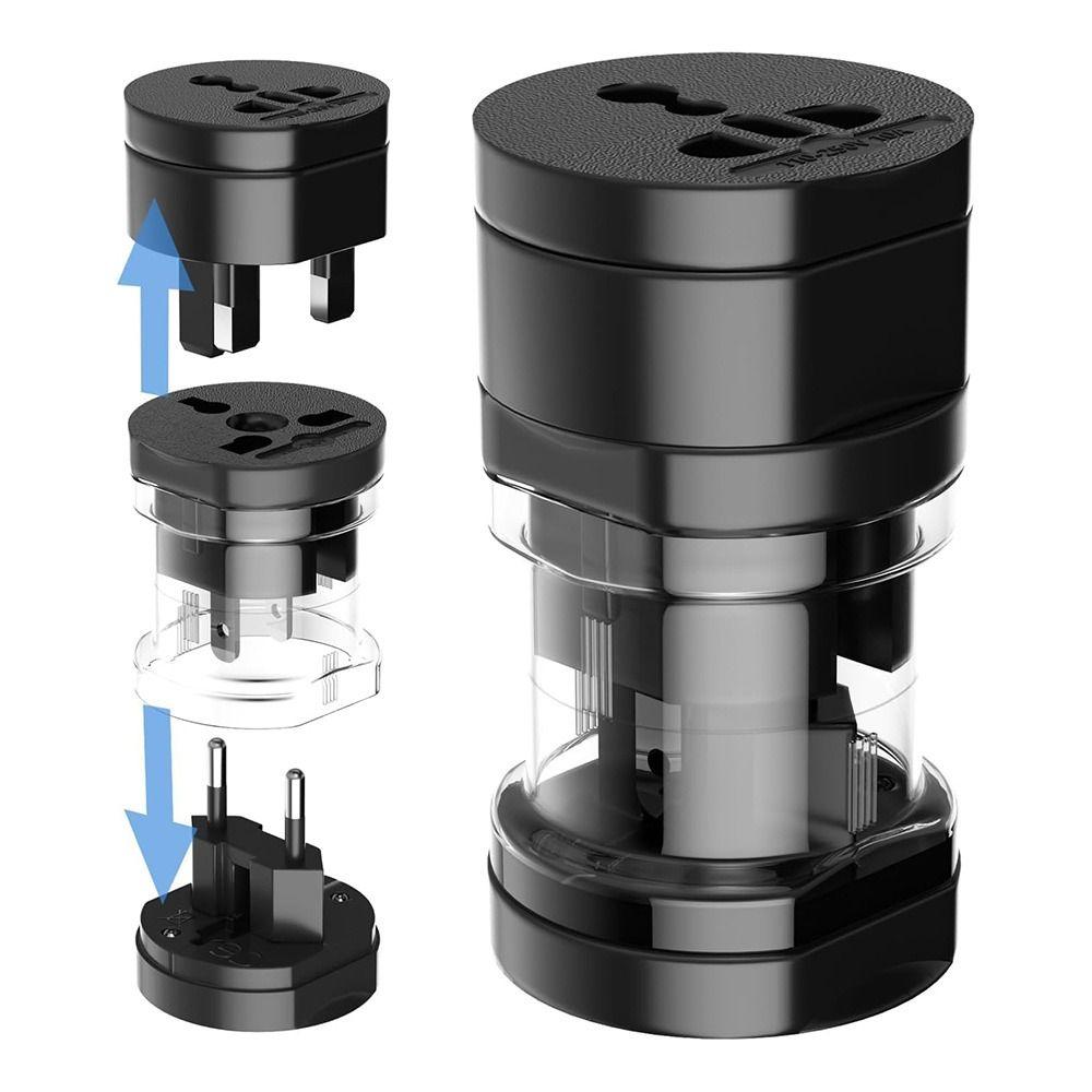 Essentials EU/UK/US/AU Power Converters Universal International Plug Adapter Worldwide Power Adapter Travel