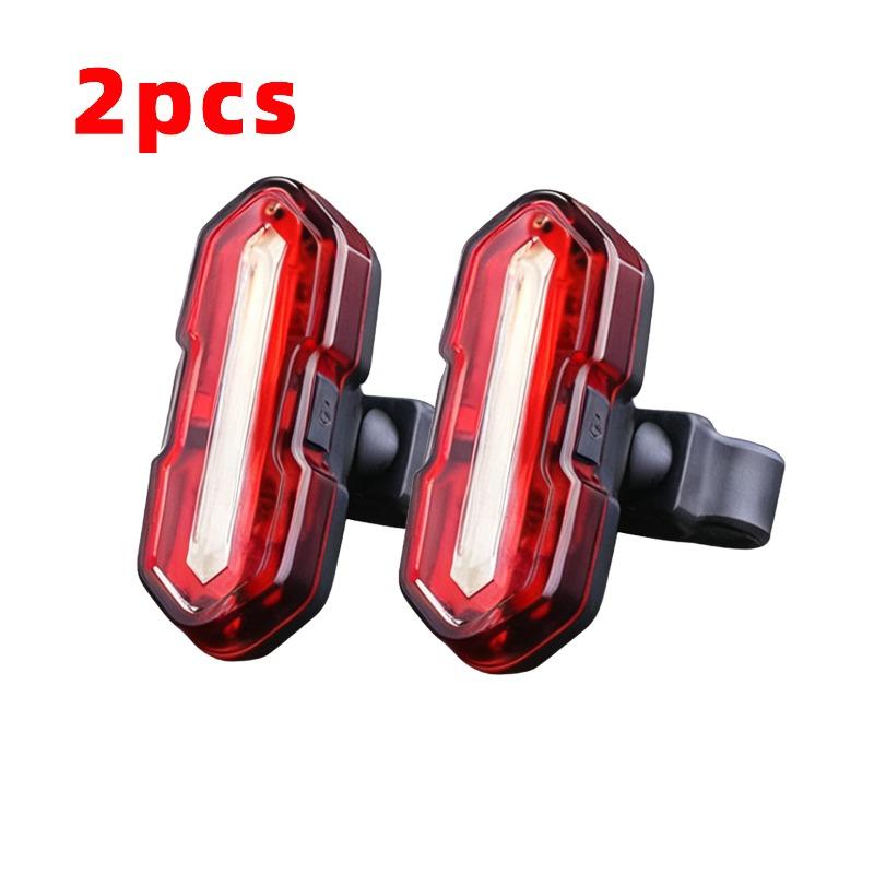 Bicycle Taillight USB Rechargeable MTB Road Bike Light Waterproof Cycling Rear Light 5 Modes LED Night Riding Bike Accessories