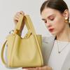 Winter-Eimer-Tasche 2025: Echtleder Fruchtkorb Stil, Weiche Einzel-Schulter- und Crossbody-Tasche für Damen