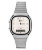 Vintage Analog Digital Off White Urtavla Kvarts AQ-240E-7A2 Unisex Klocka