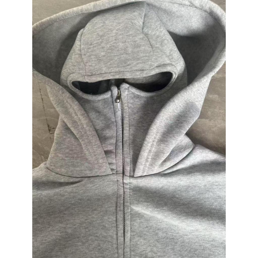 Unique Design for Spring and Autumn Season, Double-layer Hooded Zipper Sweatshirt Jacket, Loose Street Style for Men and Women, Couple Style