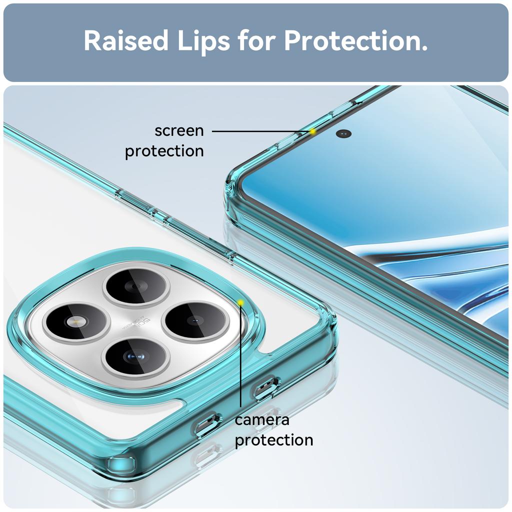 Dla Xiaomi Poco M8 5G/Redmi Note 15 5G (Światowy) Etui TPU + Akryl Ochronne Przezroczyste Pokrowiec na Telefon